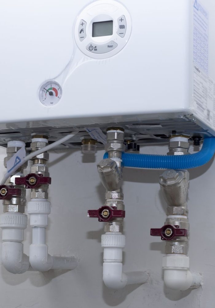 the gas heating at home